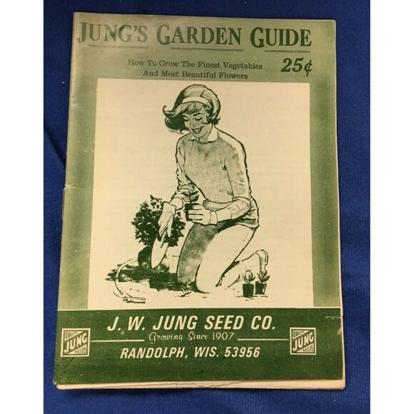 Jung's Garden Guide J W Jung Seed Co Gardening Tips 1960s - Picture 1 of 5